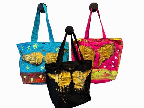 Angel wings tote by Tracee Gentry Matthews, view 4
