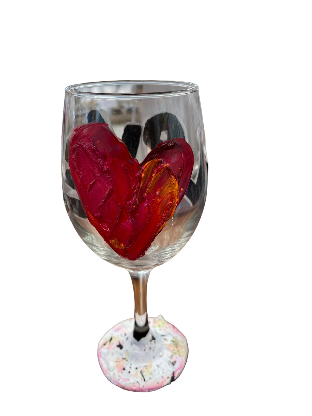 Hand-painted wine glasses R by Tracee Gentry Matthews, view 4