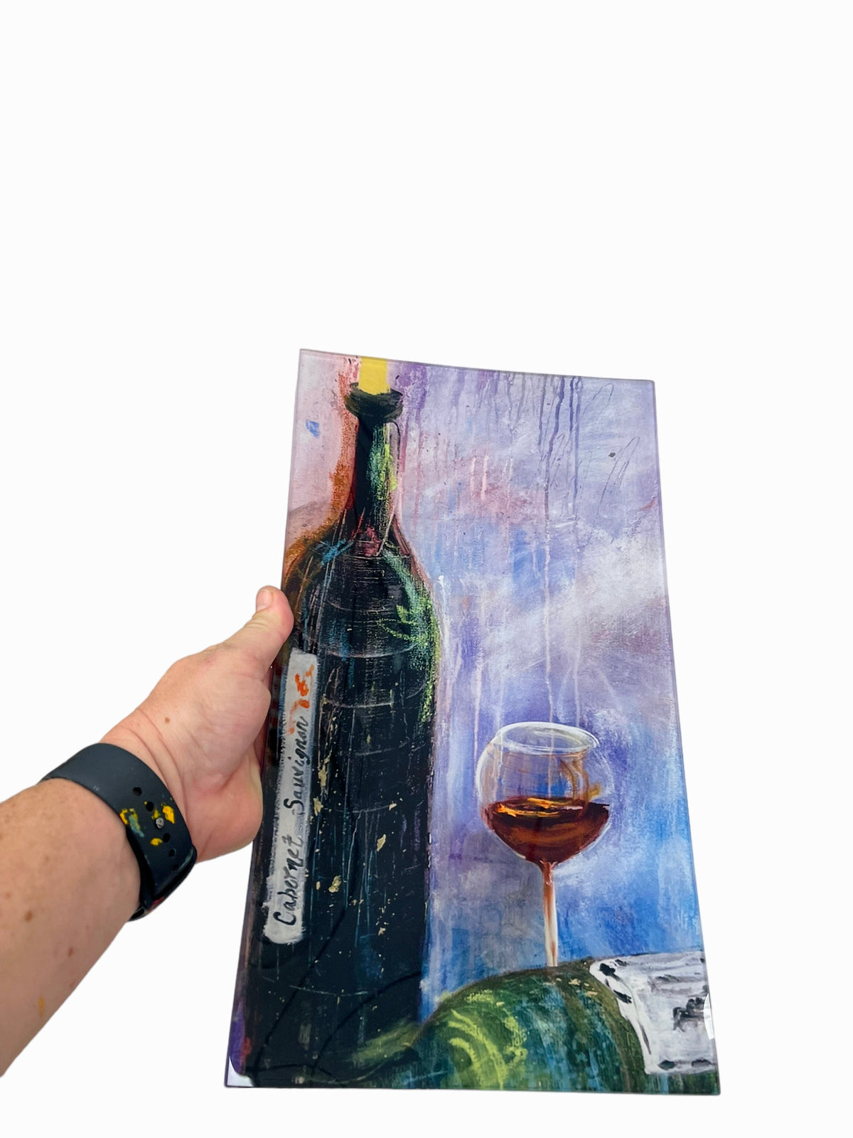 Wine glass tray by Tracee Gentry Matthews, second view