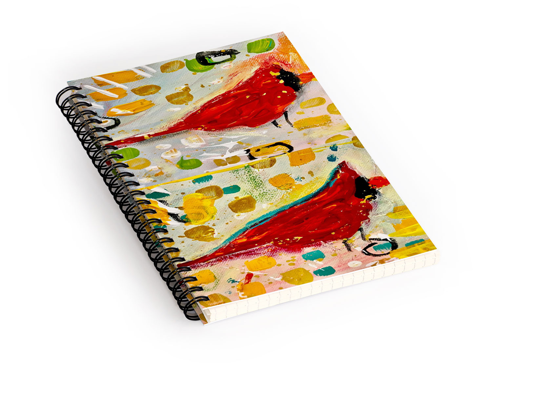 Cardinal art notebook by Tracee Gentry Matthews