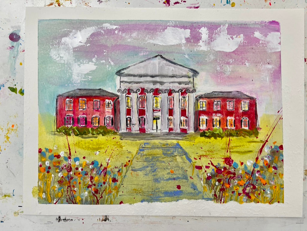 Commissioned watercolor sketch by Tracee Gentry Matthews, #47