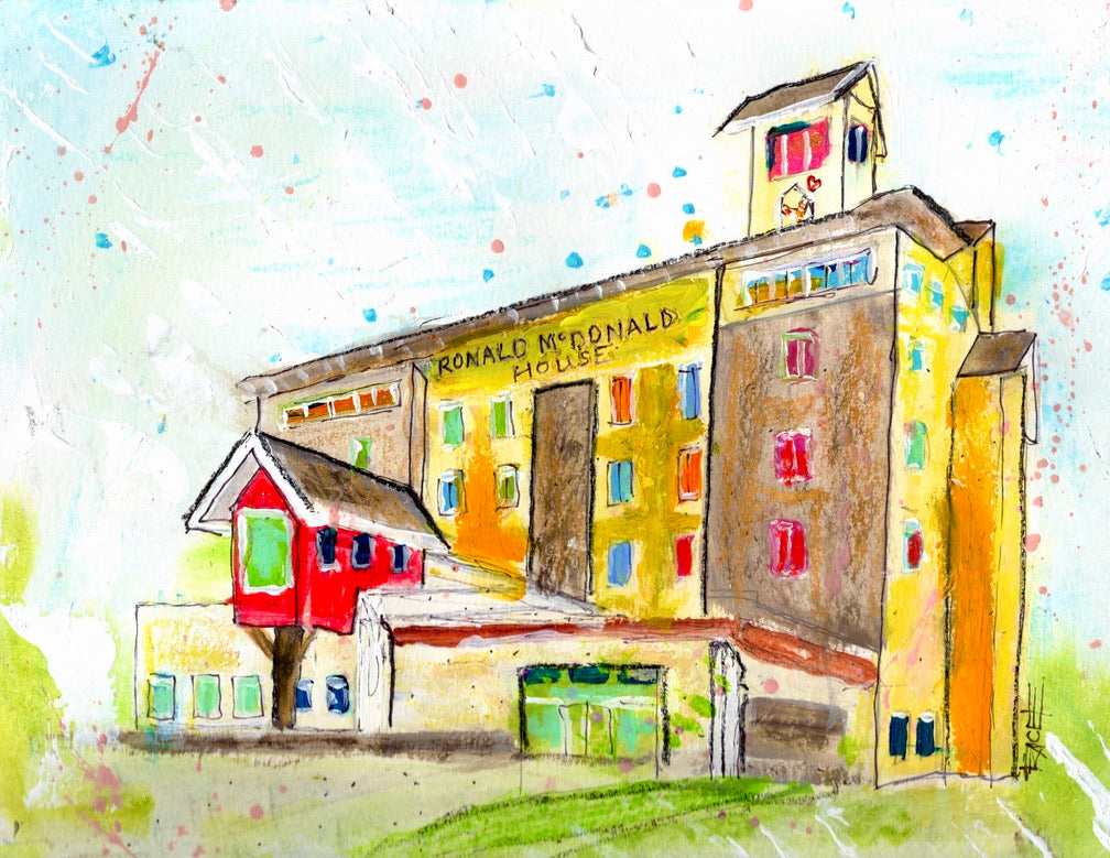 Commissioned watercolor sketch by Tracee Gentry Matthews, #49
