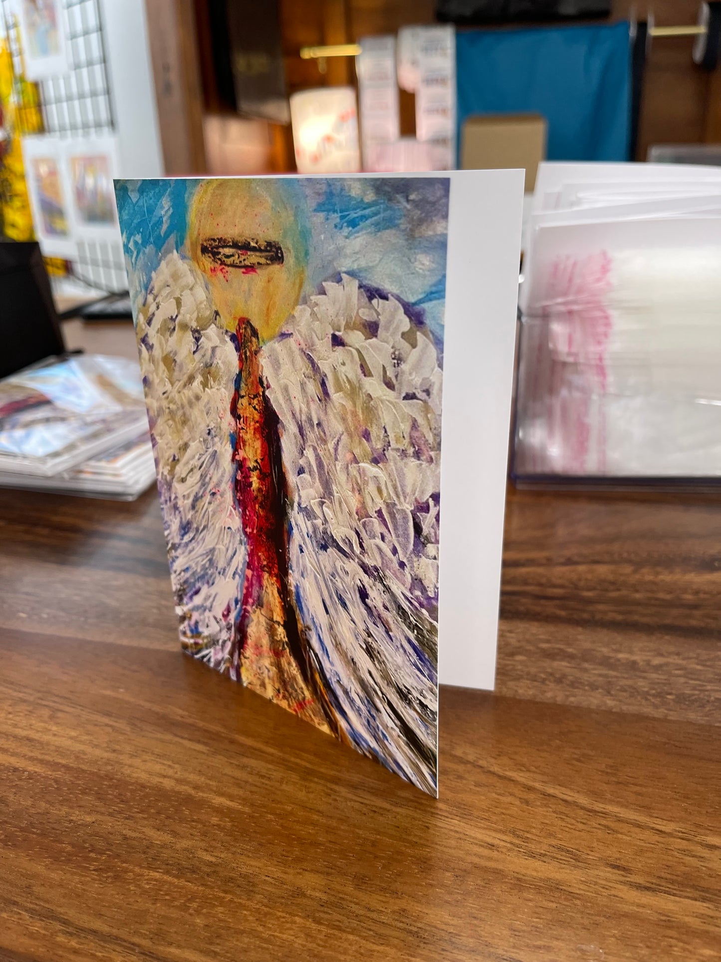 Angel art card by Tracee Gentry Matthews, view 5