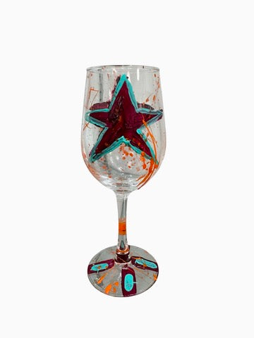 Star wine glass by Tracee Gentry Matthews, view 2