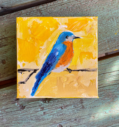 Bluebird on a Branch