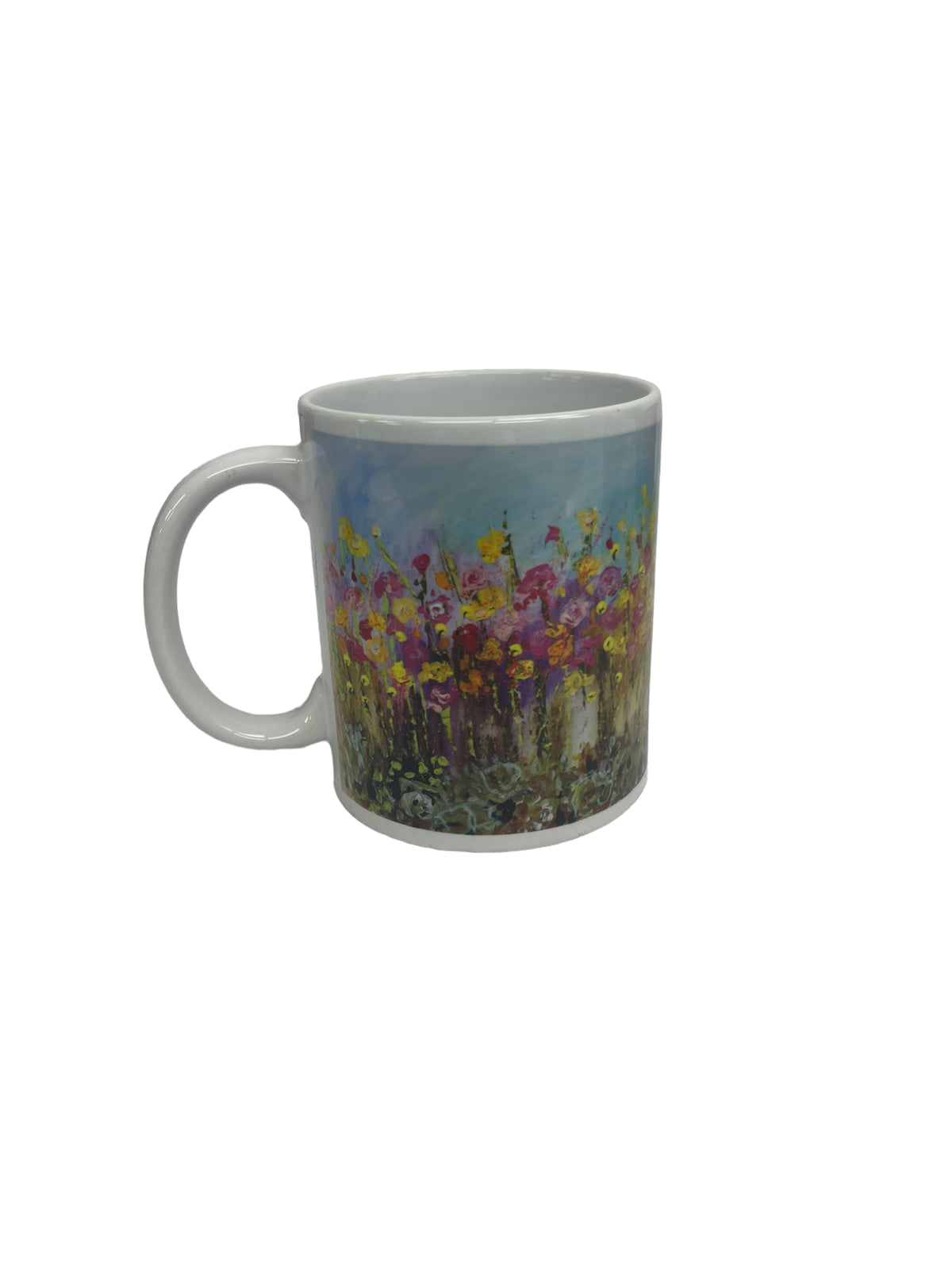 Flower garden mug by Tracee Gentry Matthews, view 2