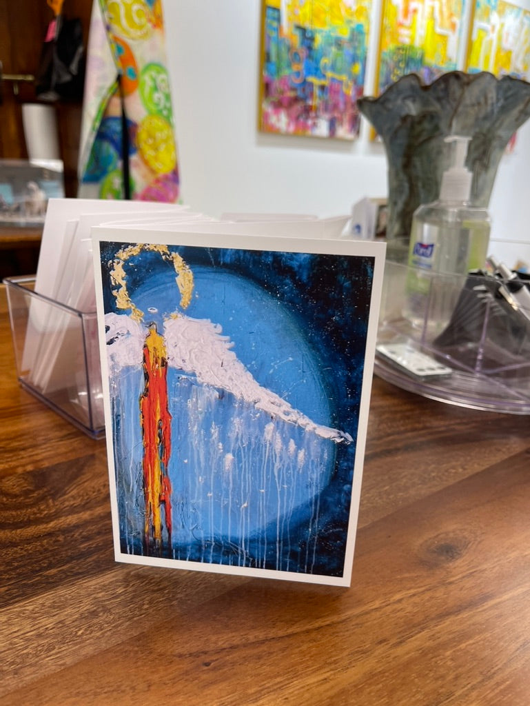 Angel art card with envelope by Tracee Gentry Matthews