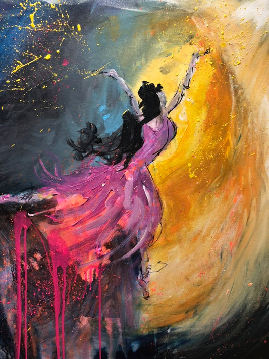 Peace Within, 8x10 inch matted canvas print by Tracee Gentry Matthews