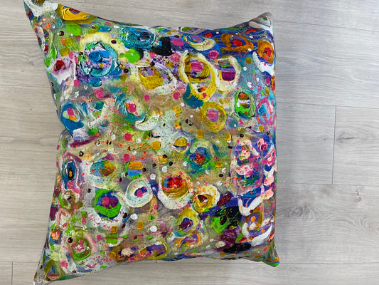 Lauryn art pillow, 20x20 inch, by Tracee Gentry Matthews