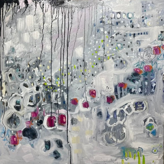 Abstract, 8x10 inch matted canvas print by Tracee Gentry Matthews
