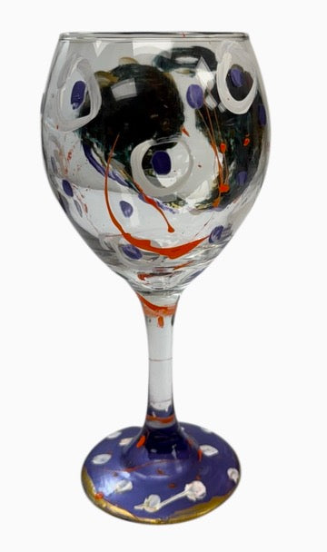 Angel wing wine glasses by Tracee Gentry Matthews, view 2