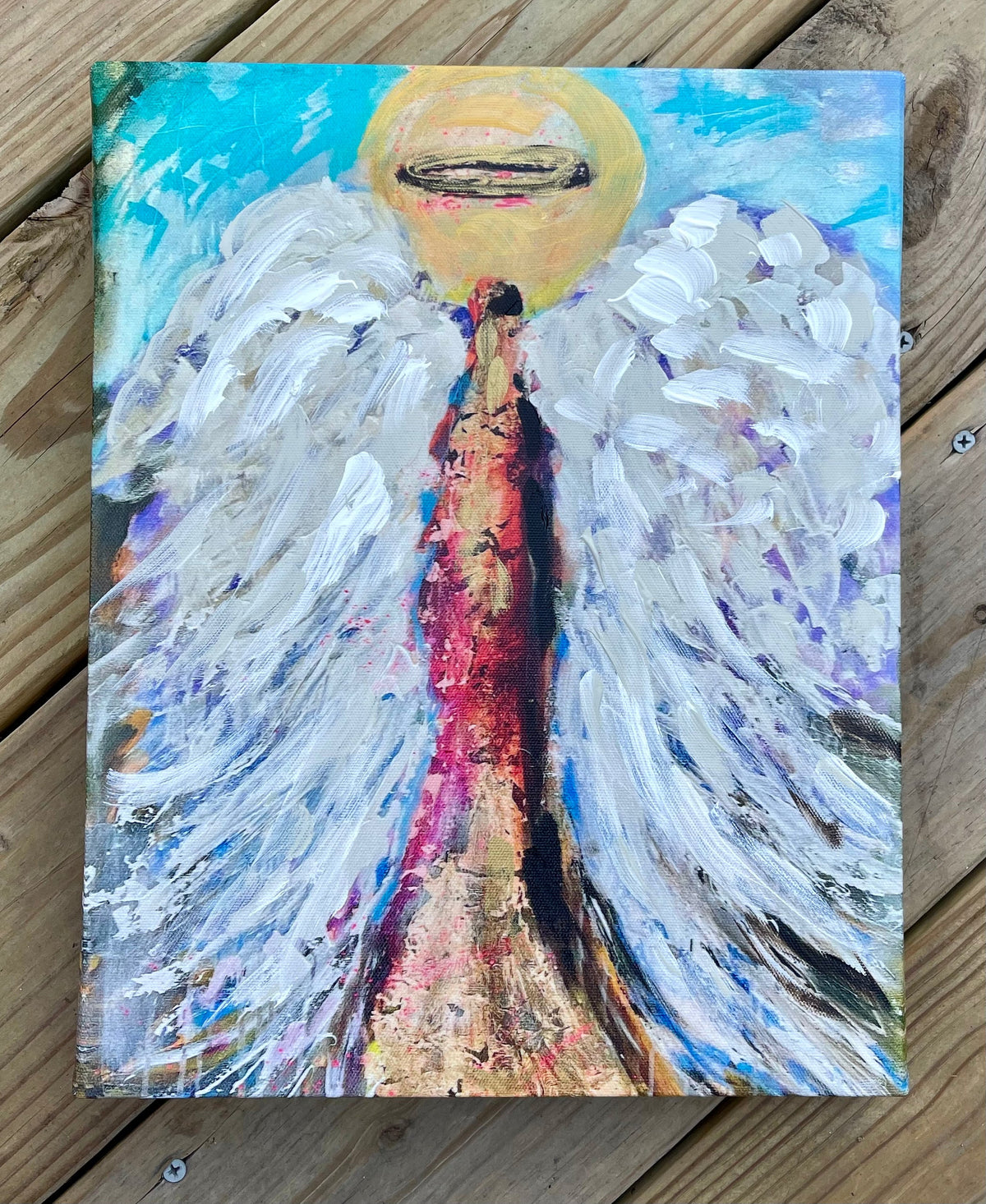 Angel with Hand-Painted Accents