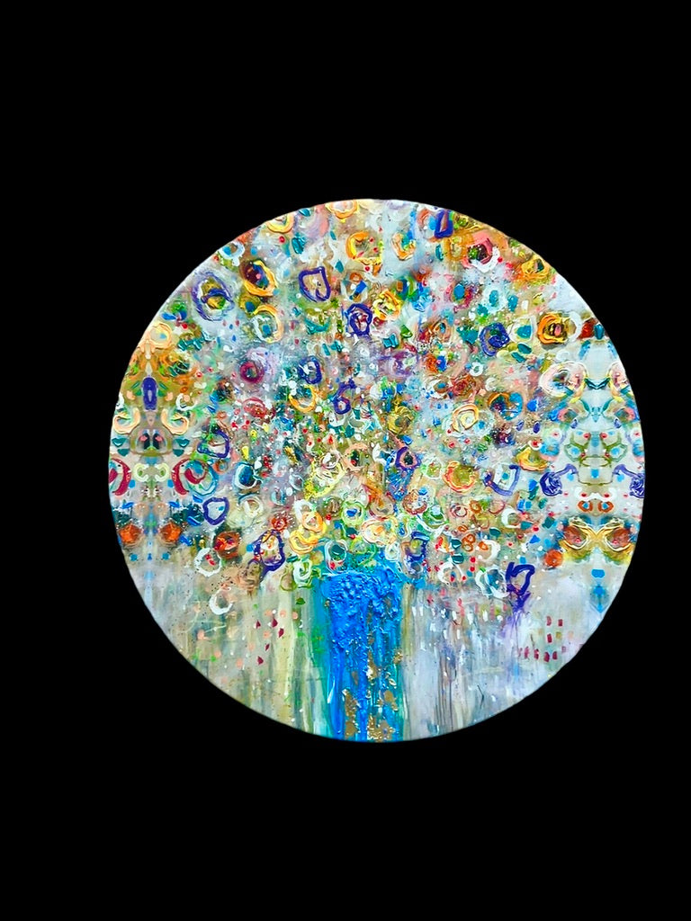 You Are My Sunshine decorative glass bowl, 15.25 inch, by Tracee Gentry Matthews