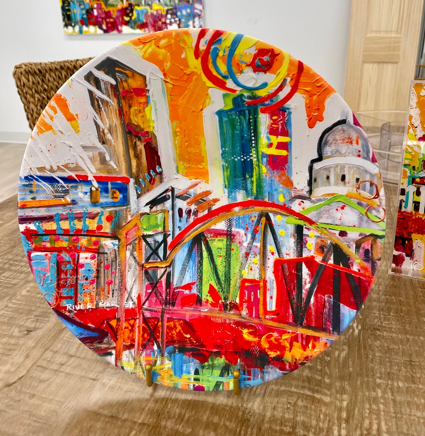 I Love Little Rock decorative bowl by Tracee Gentry Matthews, view 5