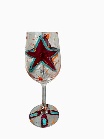 Star wine glass by Tracee Gentry Matthews, view 2