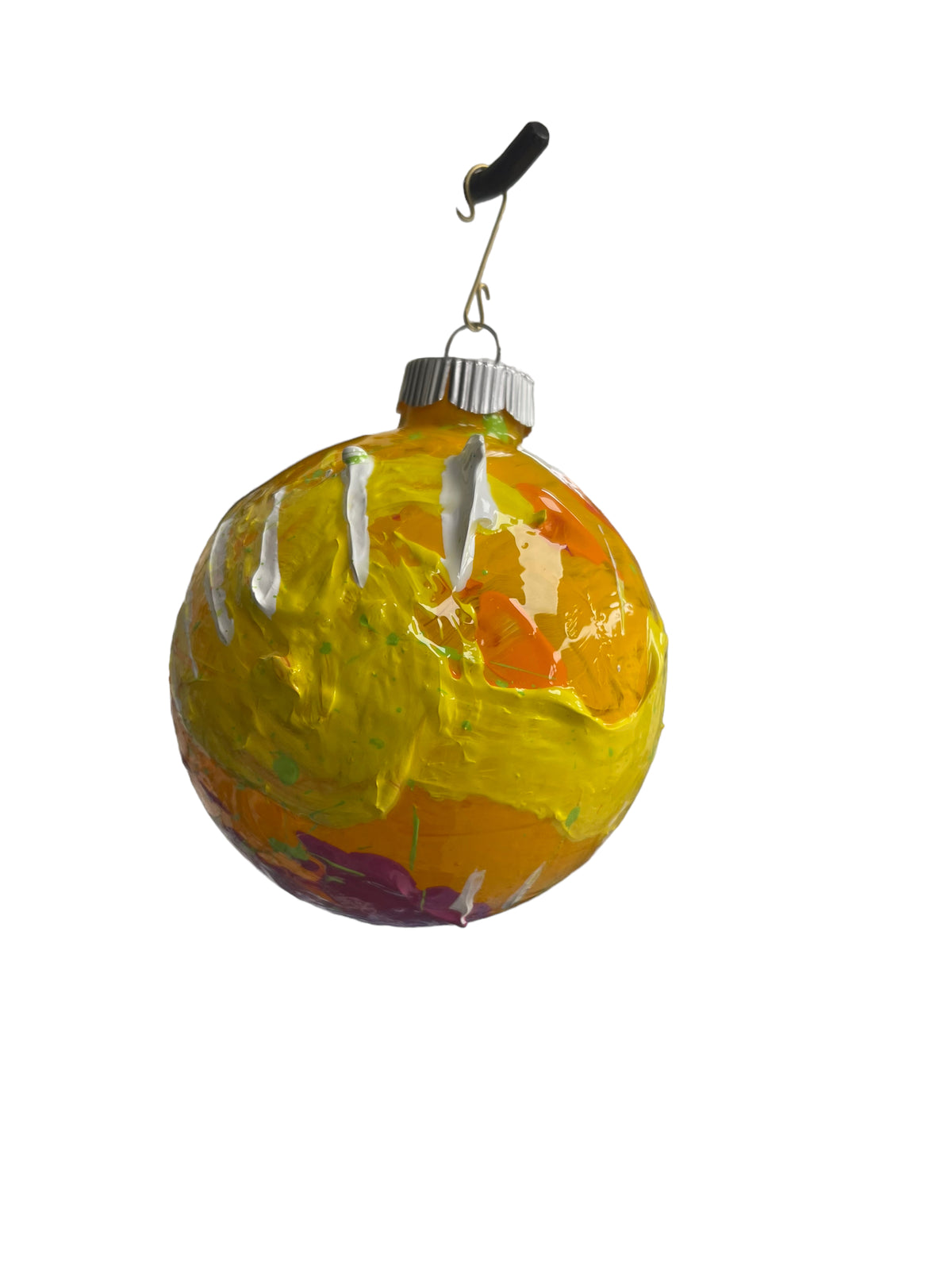 Glass Christmas ornament G by Tracee Gentry Matthews, second view