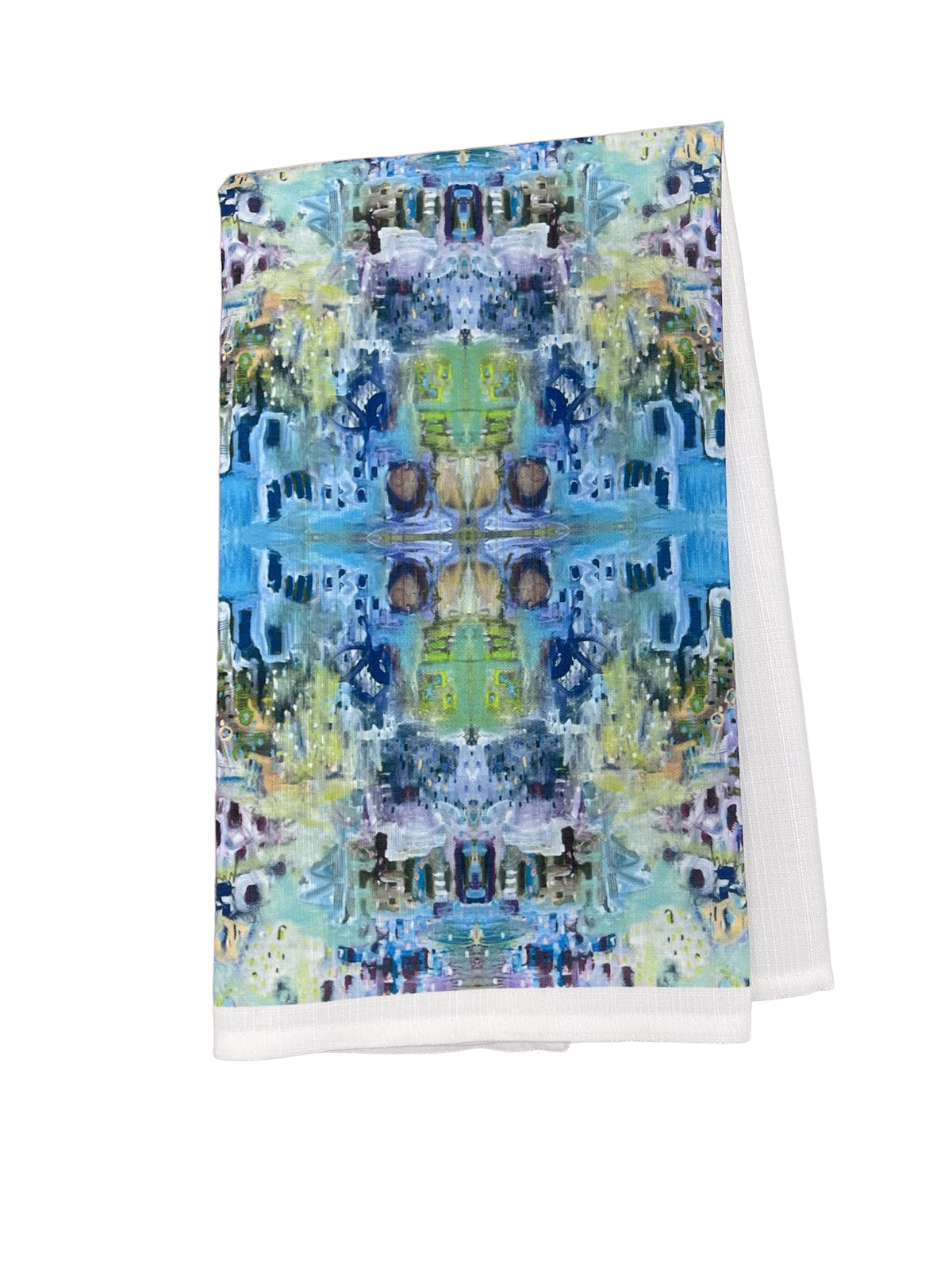 Purple Blast tea towel by Tracee Gentry Matthews