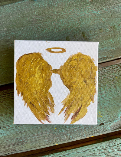 Gold Angel Wings No. 2