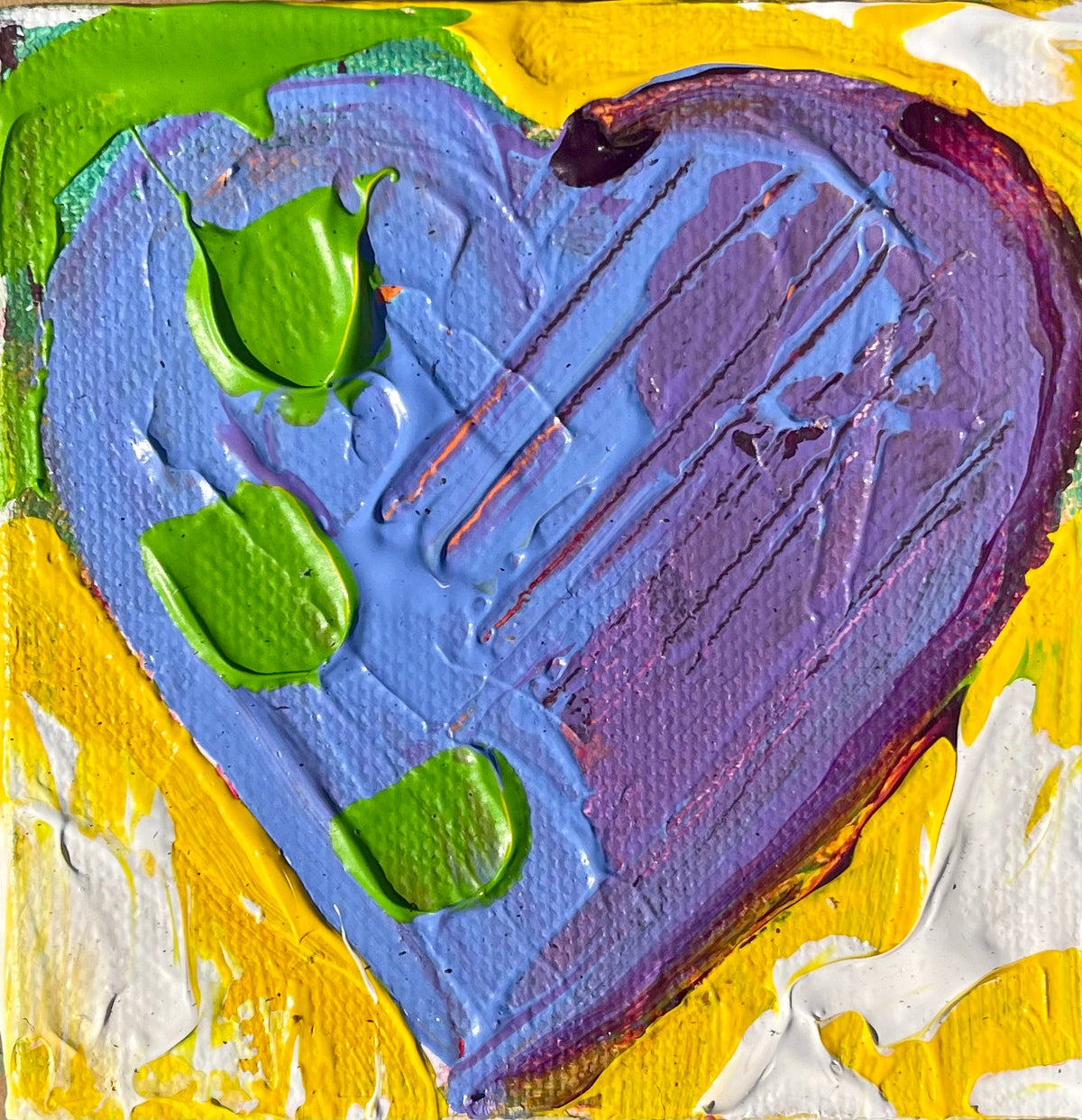 Purple & Blue Heart