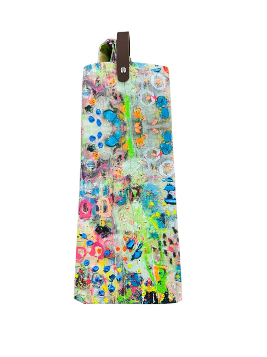 Wine tote bag with art by Tracee Gentry Matthews