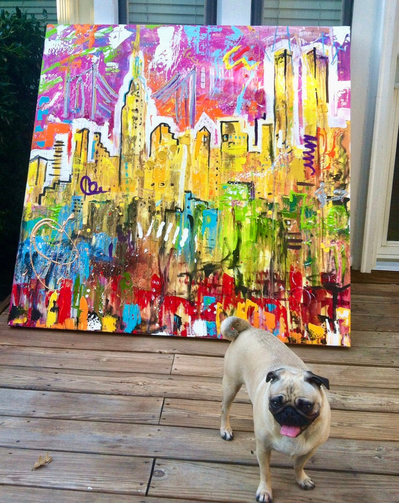 NYC with Nelly the Pug