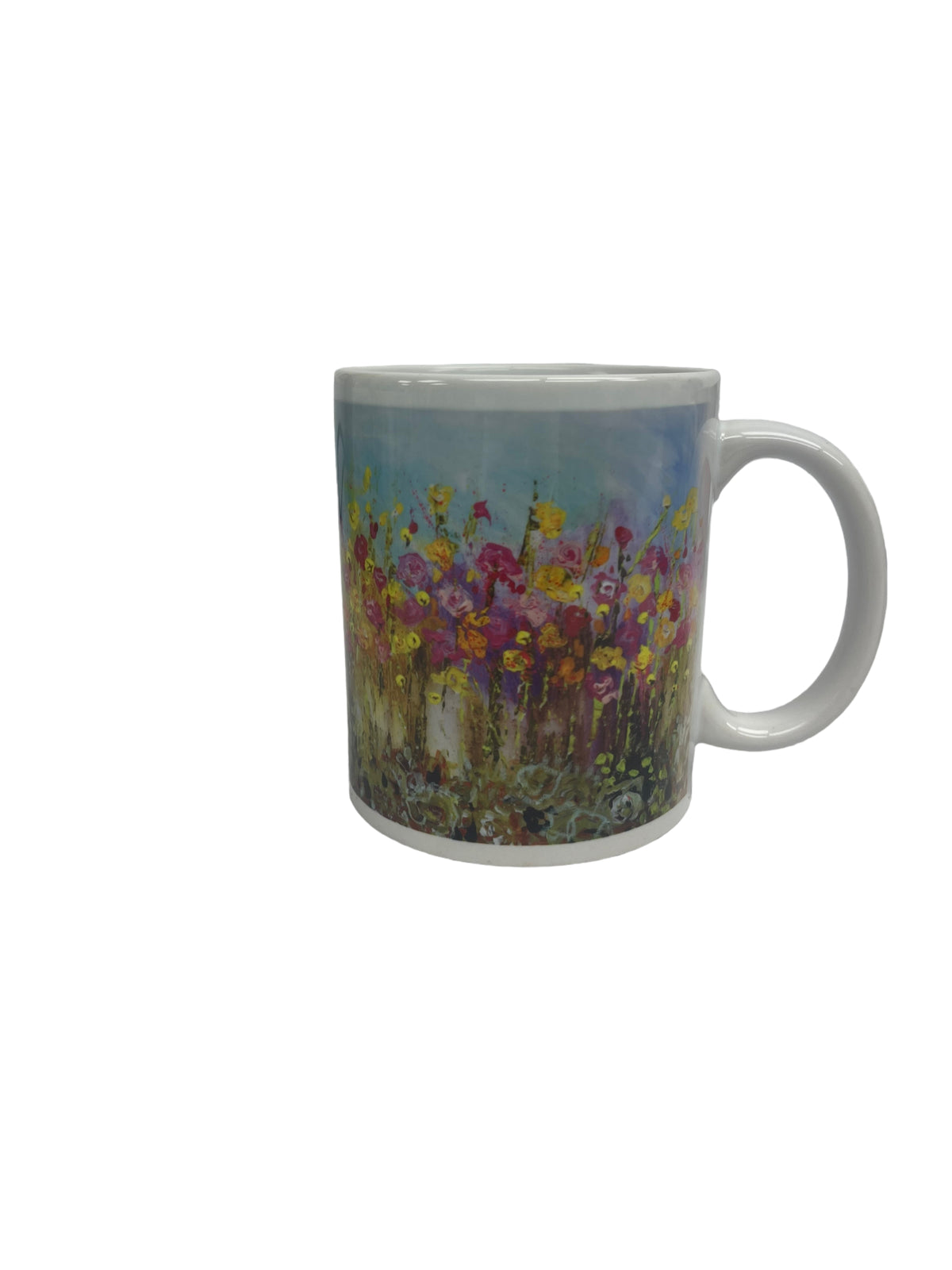 Flower garden mug by Tracee Gentry Matthews, view 3