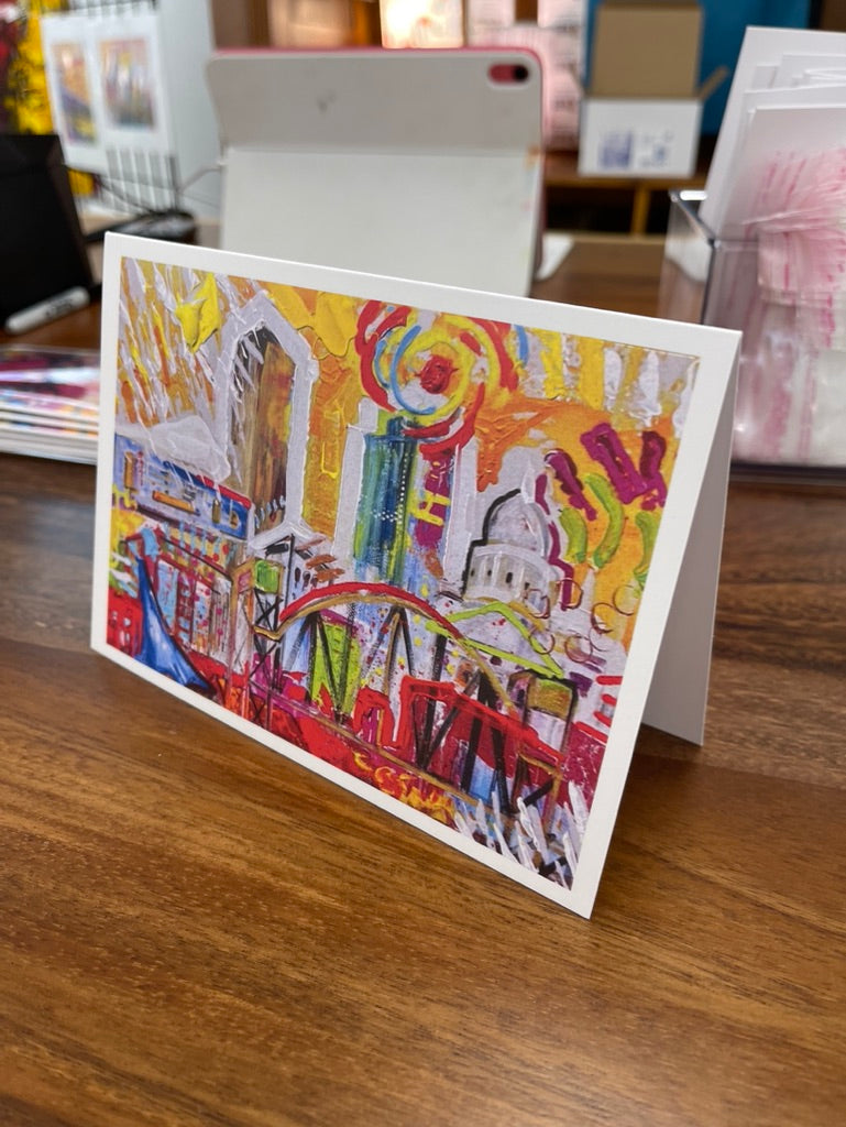 Little Rock art card by Tracee Gentry Matthews, view 2