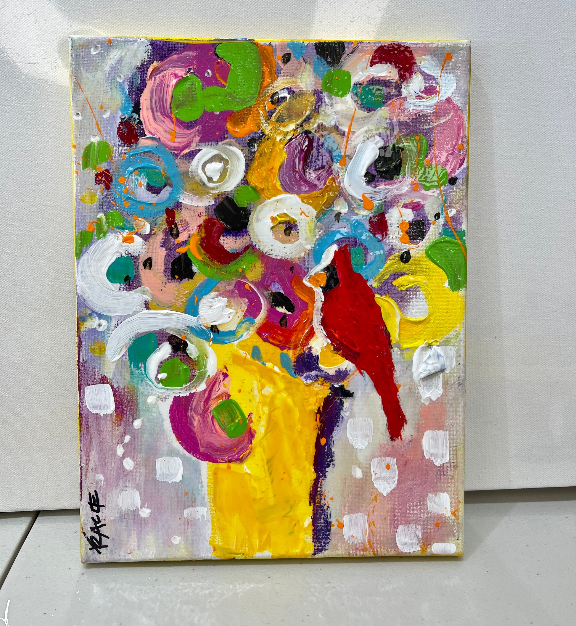 I'm With You Always, 12x9 inch original painting by Tracee Gentry Matthews