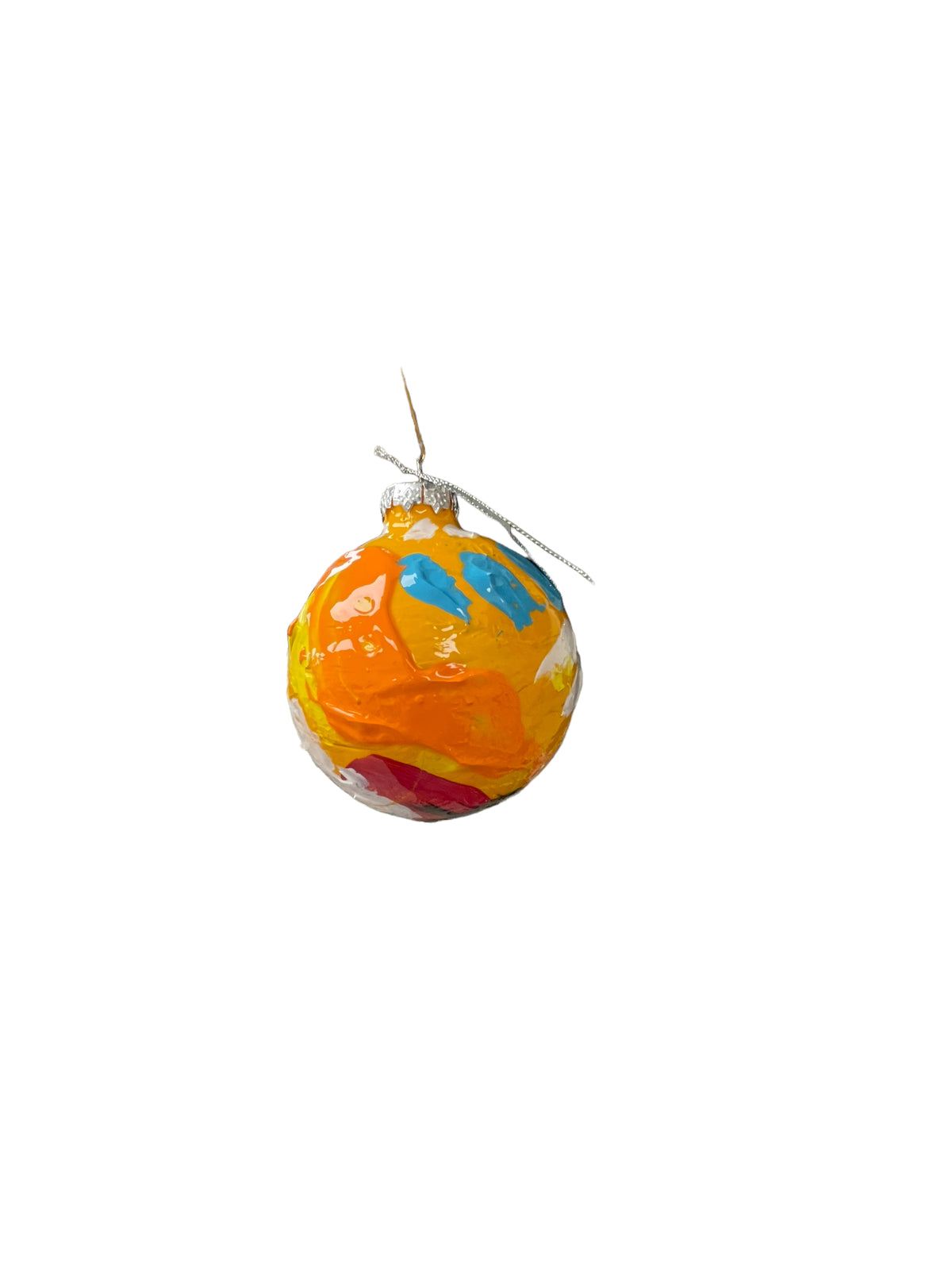 Glass Christmas ornament R by Tracee Gentry Matthews, second view