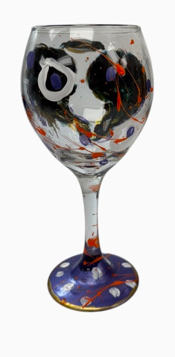 Angel wing wine glasses by Tracee Gentry Matthews, view 2
