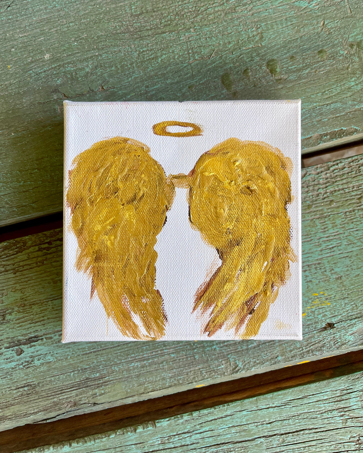 Gold Angel Wings No. 3