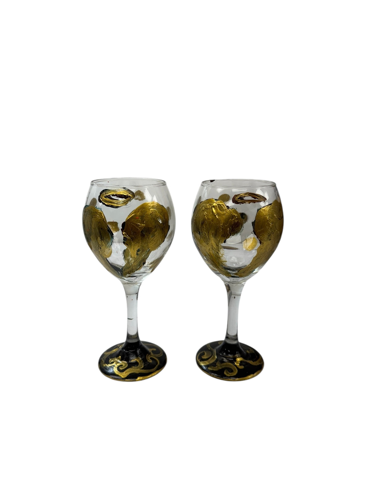 Angel wing wine glass by Tracee Gentry Matthews, second view