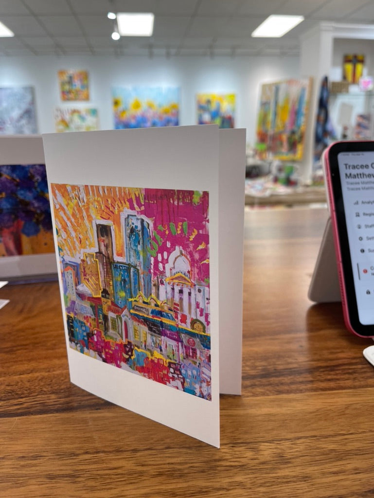 Welcome to the Heights art card by Tracee Gentry Matthews, view 2