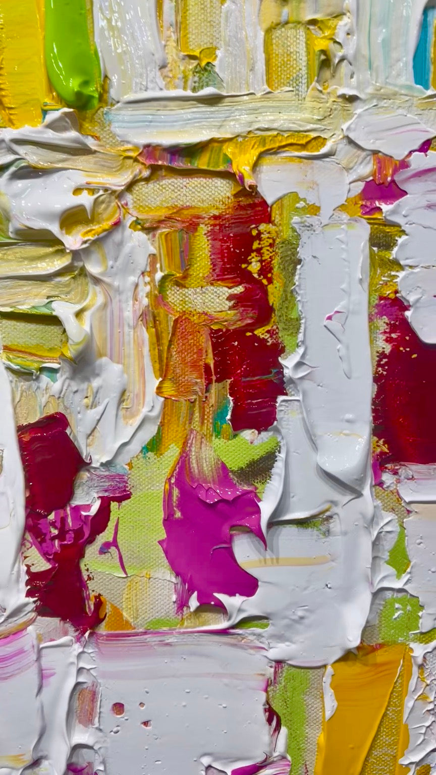 Gratitude painting by Tracee Gentry Matthews, view 2