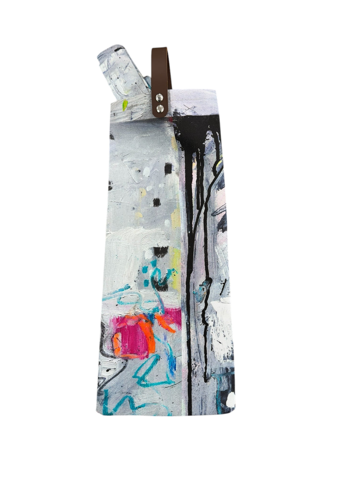 Wine tote bag with art by Tracee Gentry Matthews