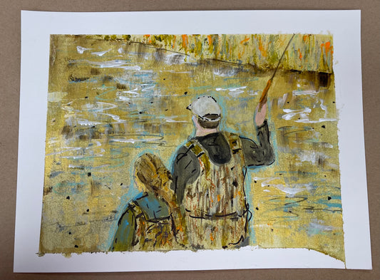 Commissioned watercolor sketch by Tracee Gentry Matthews, #52