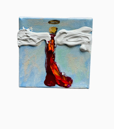 Angel with Textured Wings