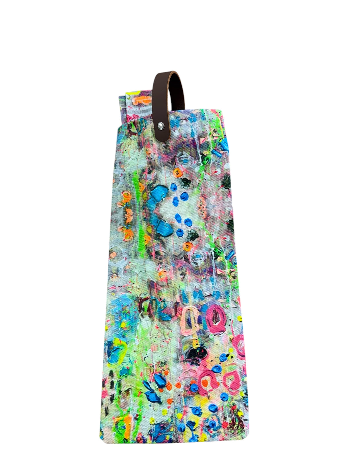 Wine tote bag with art by Tracee Gentry Matthews