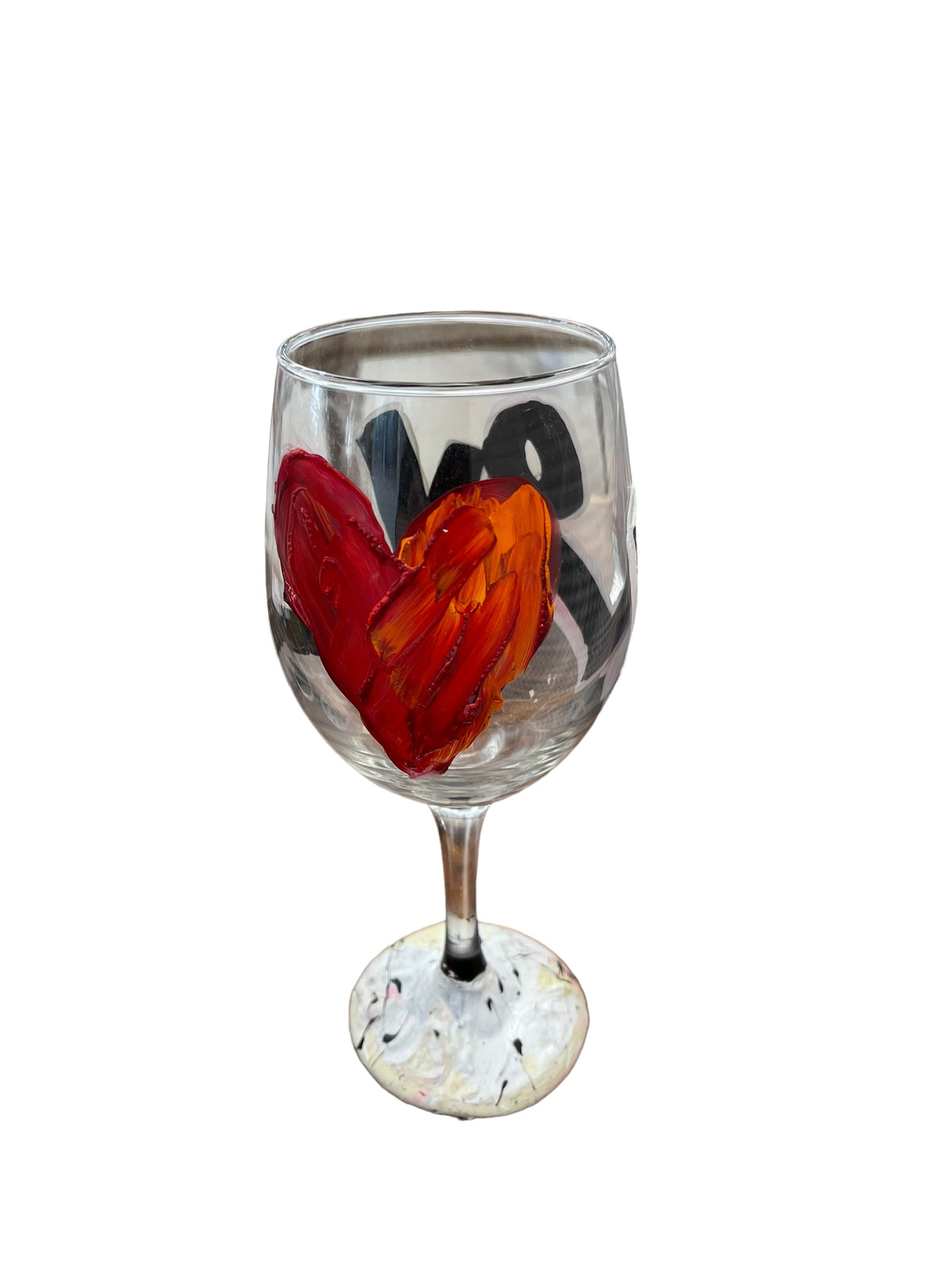 Hand-painted wine glasses S by Tracee Gentry Matthews, view 2