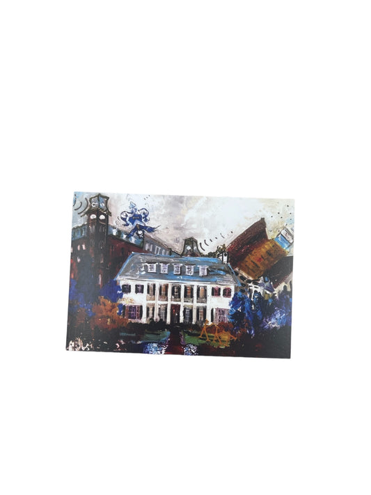 Kappa House in Fayetteville art card by Tracee Gentry Matthews