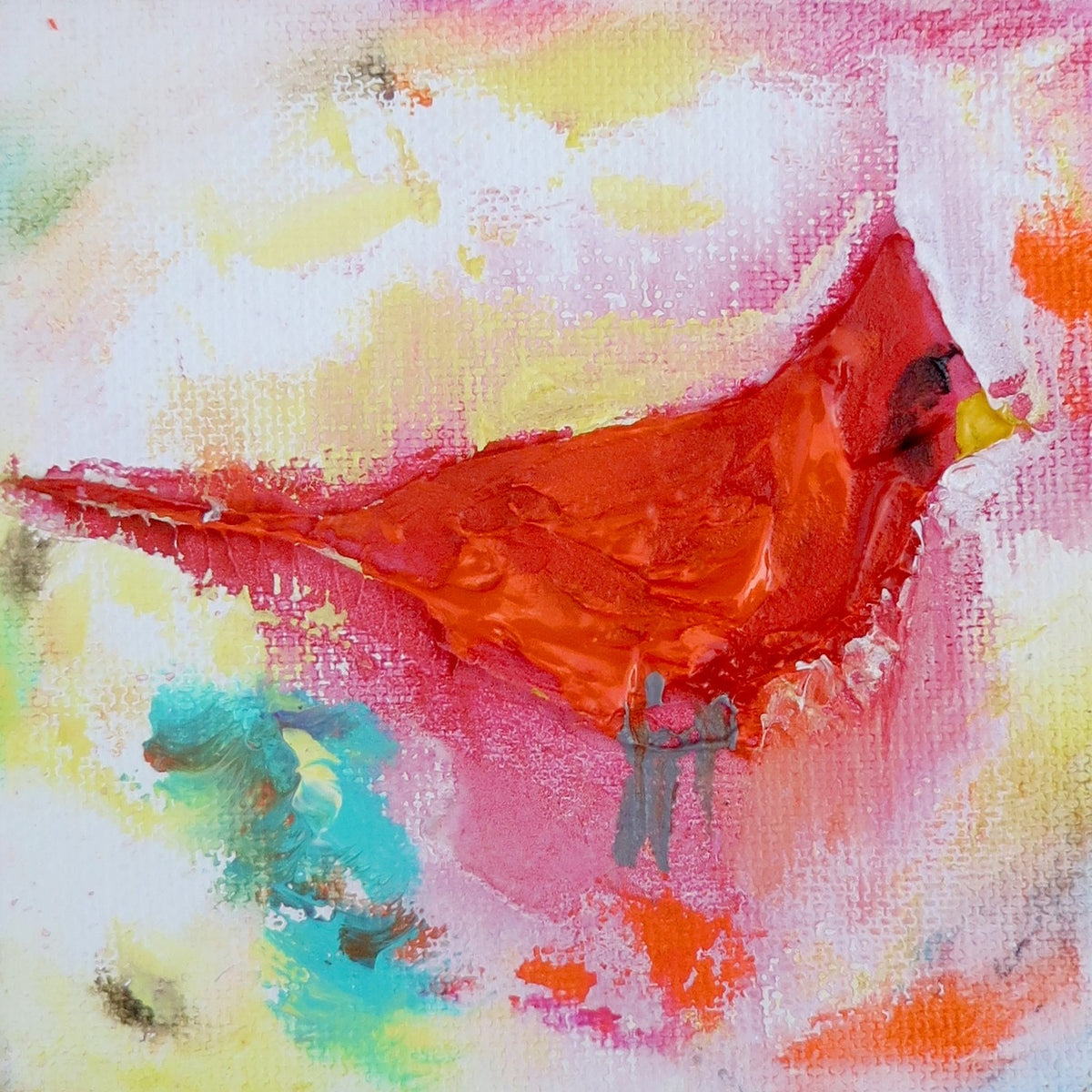 Cardinal Mahjong Mat artwork by Tracee Gentry Matthews