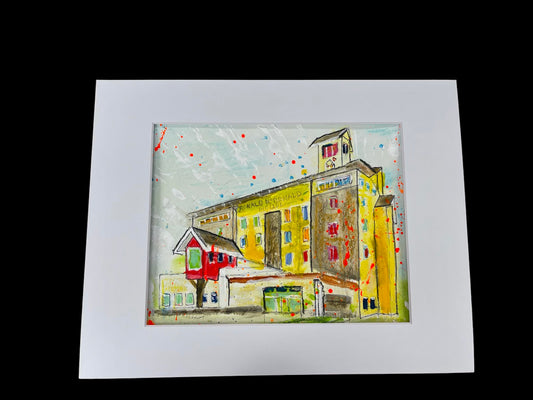 Commissioned watercolor sketch by Tracee Gentry Matthews, #48