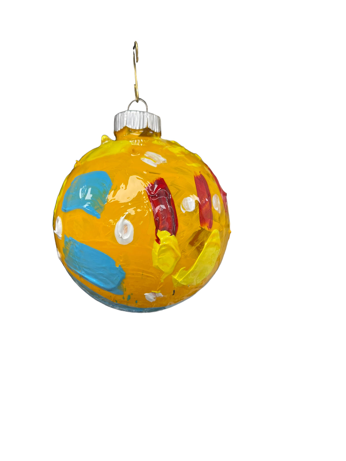 Glass Christmas ornament AF by Tracee Gentry Matthews, second view