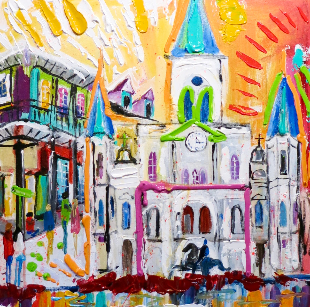 New Orleans, Louisiana painting by Tracee Gentry Matthews, sold