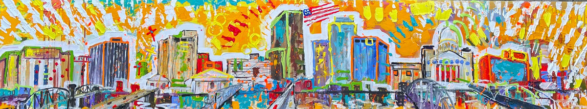 Cityscape on Fire