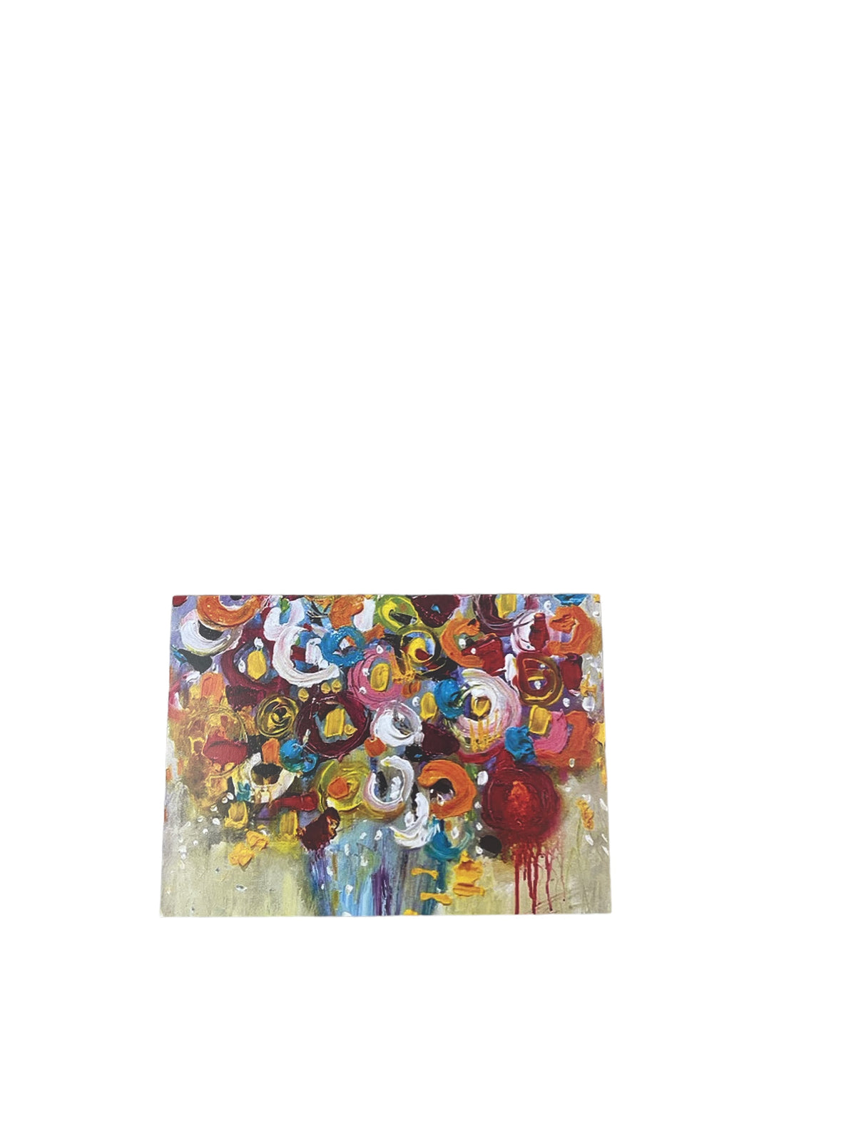 Floral art card by Tracee Gentry Matthews, view 2