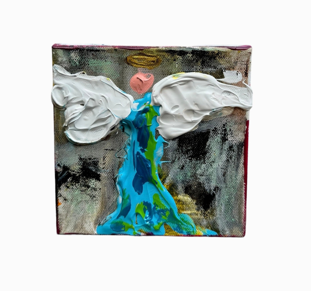 Angel in Blue & Teal Dress