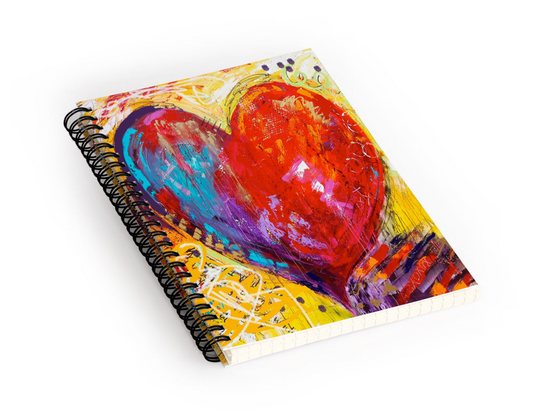Heart art notebook by Tracee Gentry Matthews