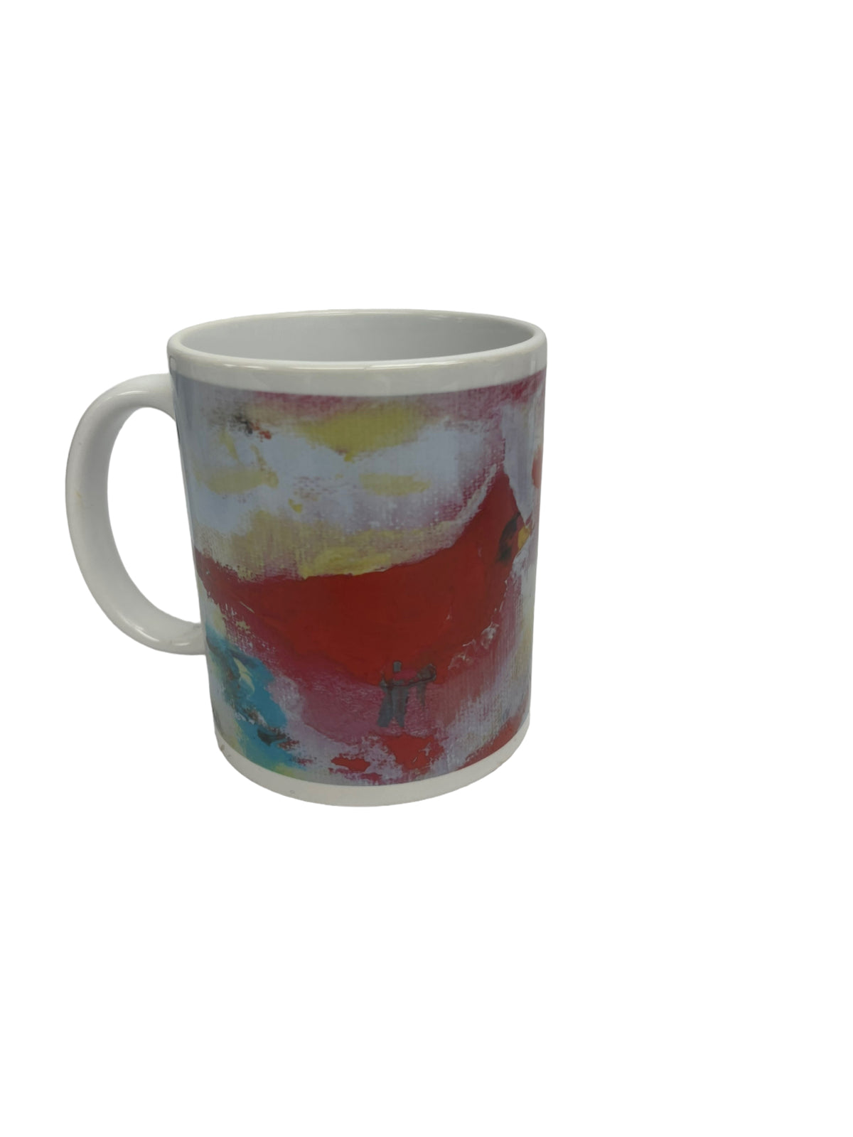 Red cardinal mug by Tracee Gentry Matthews, view 2