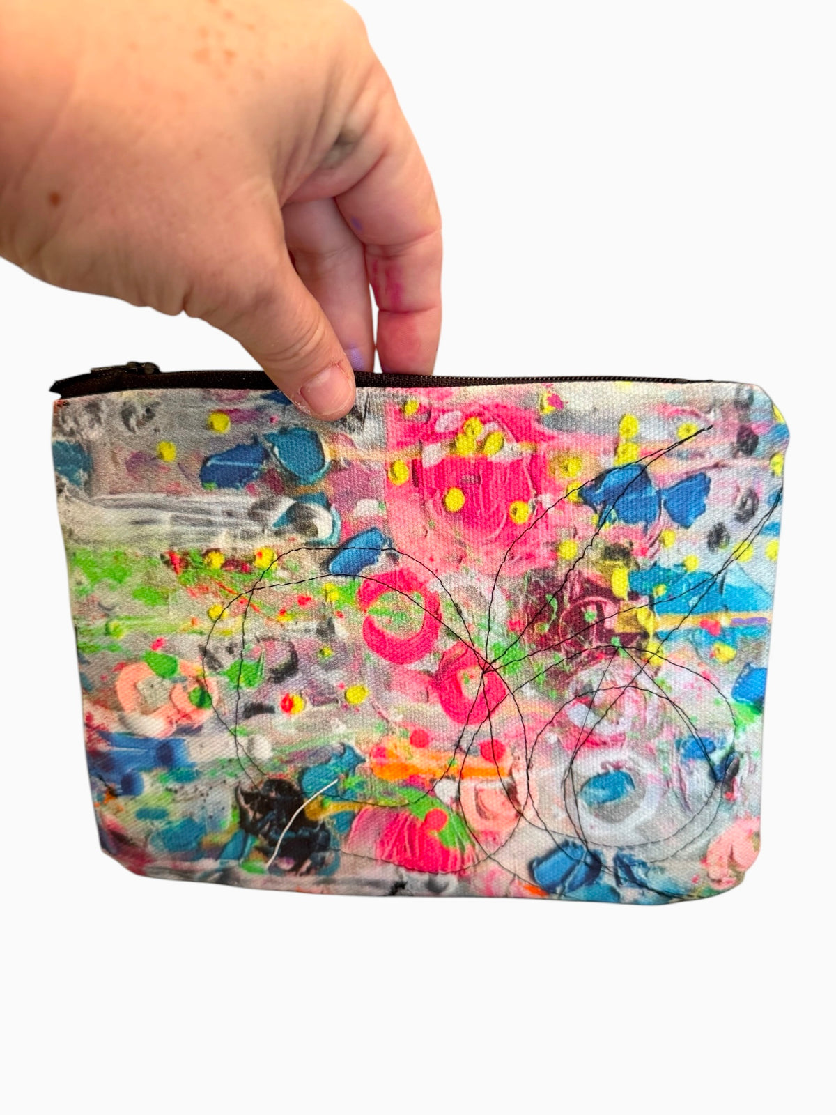 Red and pink heart bag by Tracee Gentry Matthews, view 2